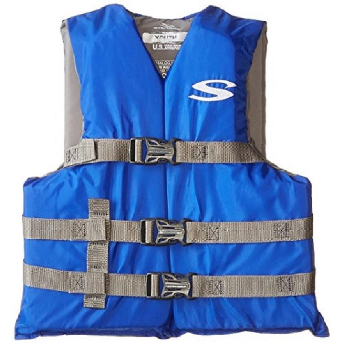 Pfd 3007 Youth Poly Boating Blu C006 boatyardmalaysia