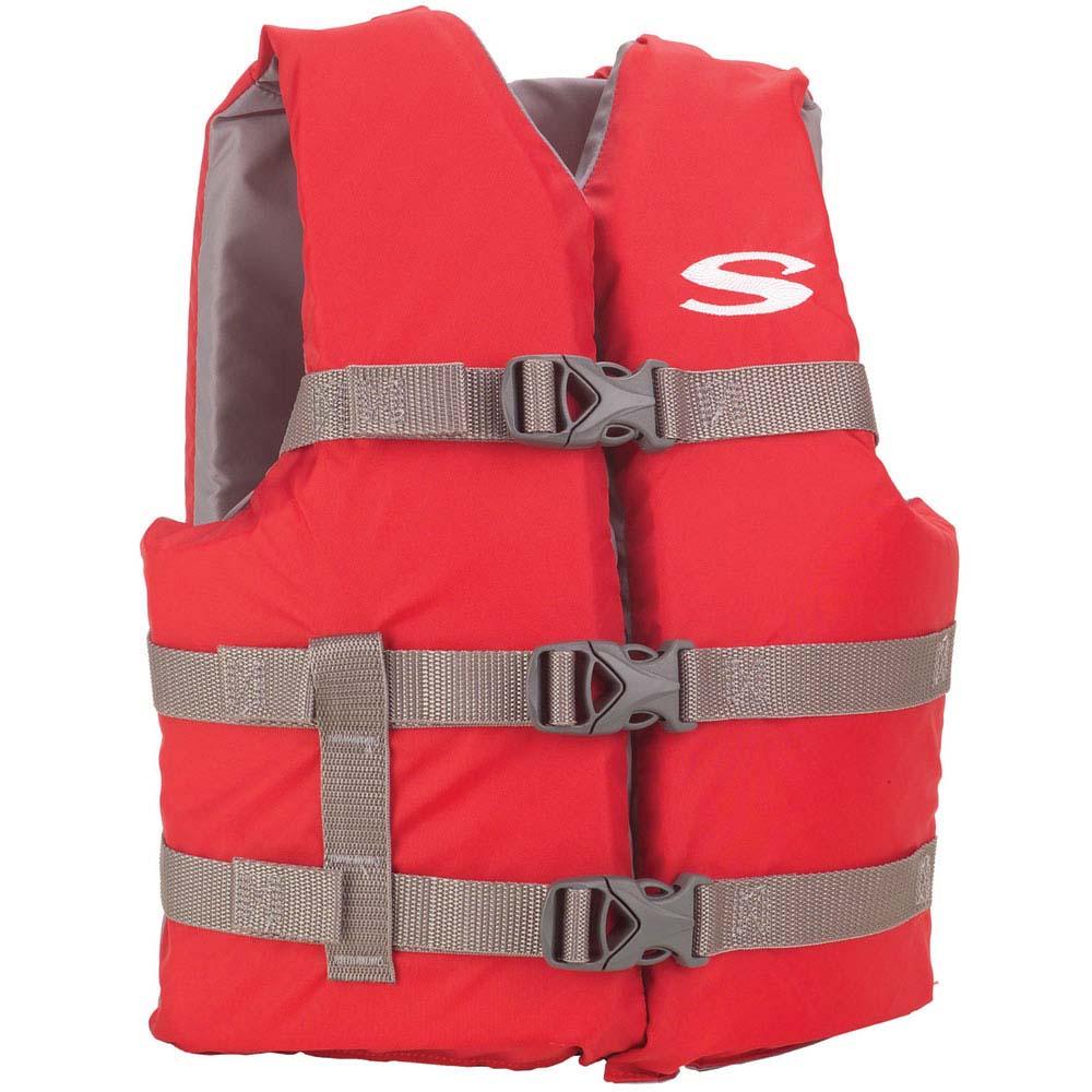 Pfd 3007 Youth Poly Boating Red C006 boatyardmalaysia