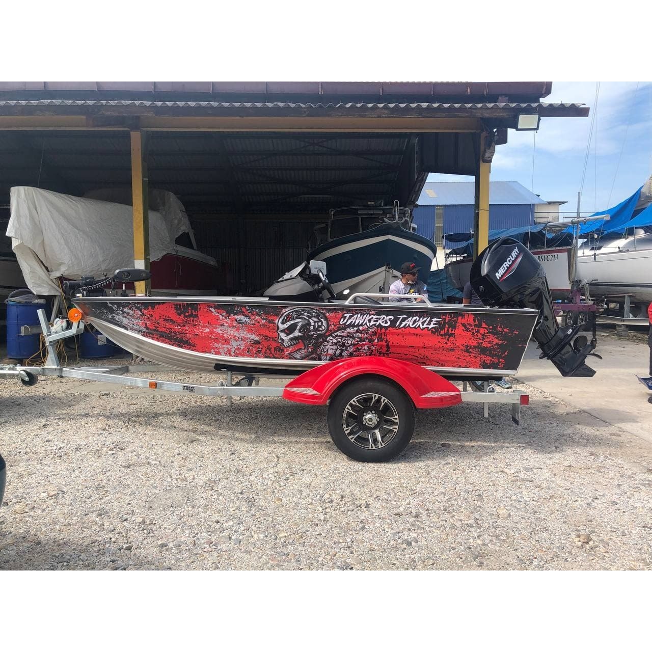 Kimple Hunter 420 - Boatyard Malaysia