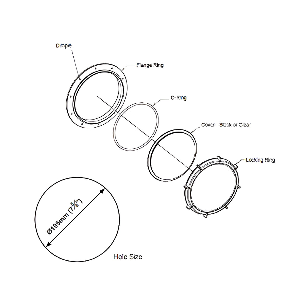Whale TCL4 9" Locker Door boatyardmalaysia
