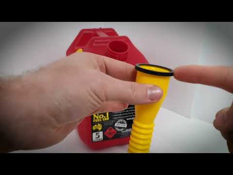 Plastic Fast Pour Fuel Can