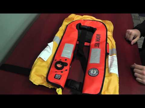 Mustang Hit Work Vest Inflatable Orange