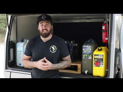Plastic Fast Pour Fuel Can