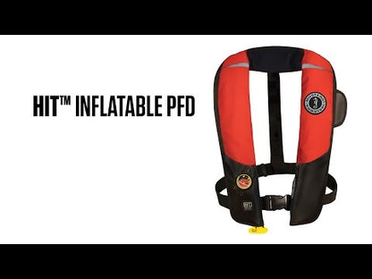 Mustang Hit Hydrostatic Inflatable PFD - Red/Black