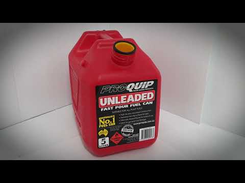 Plastic Fast Pour Fuel Can