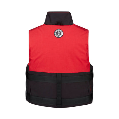 Mustang Accel 100 Fishing Foam Vest Small Red Black
