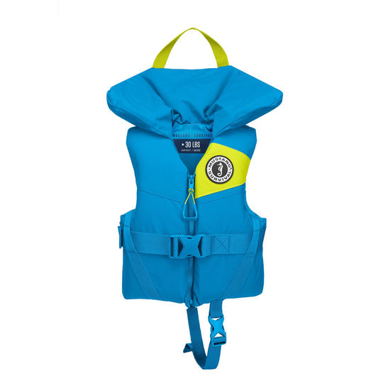 Mustang Infant Lil Legends Foam Vest Azurea Blue boatyardmalaysia