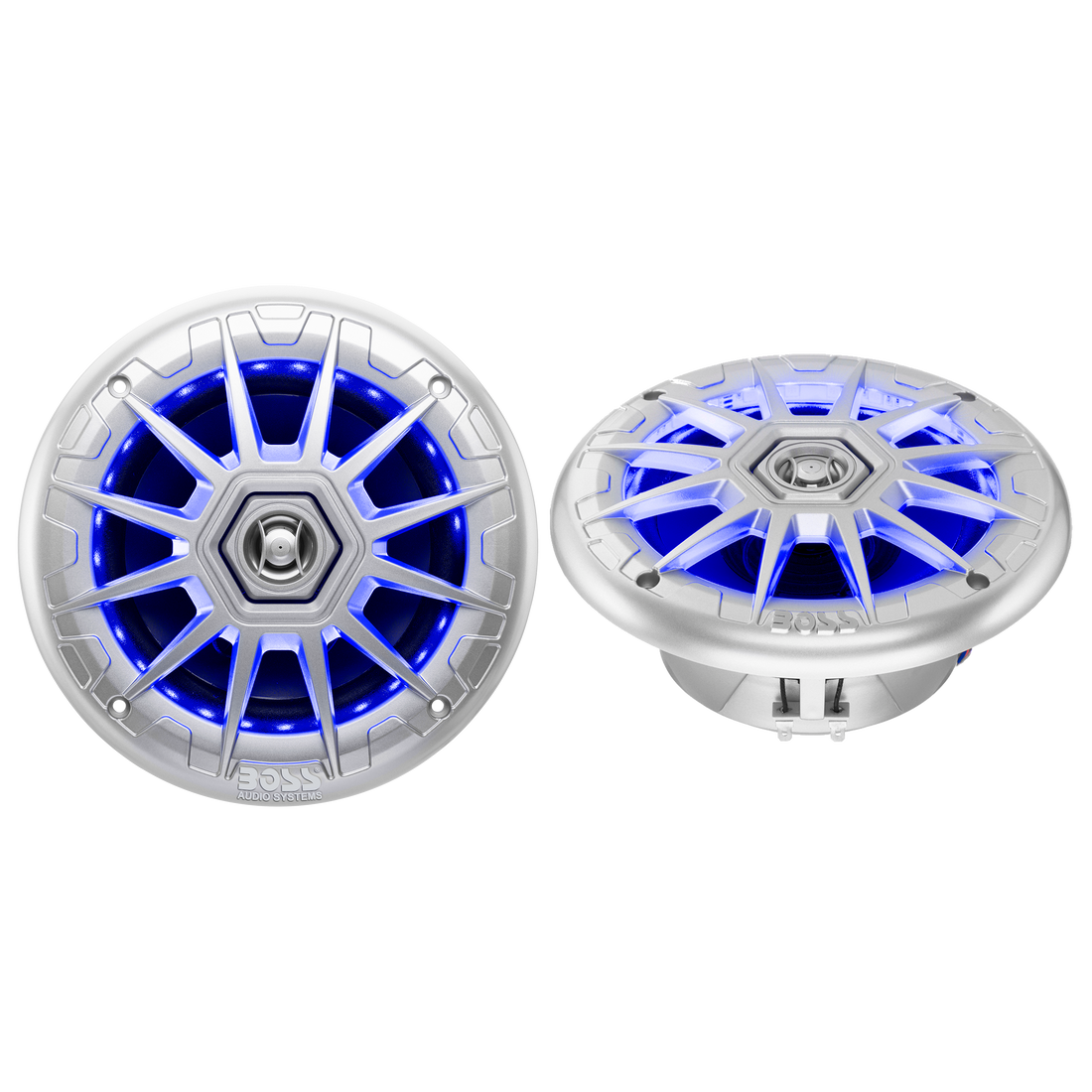 Boss Audio MRGB65S Coaxial Marine Speakers with RGB LED - Boatyard Malaysia