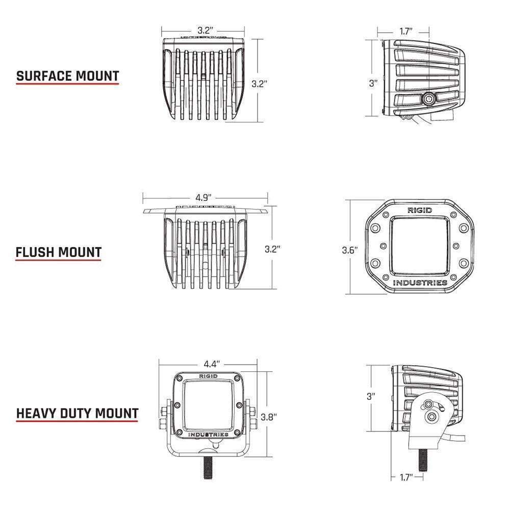 D-Series Pro Dually Diffused Flush Mount
