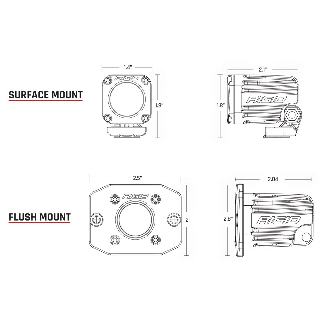 Ignite Flood Diffused Backup Kit Surface Mount boatyardmalaysia