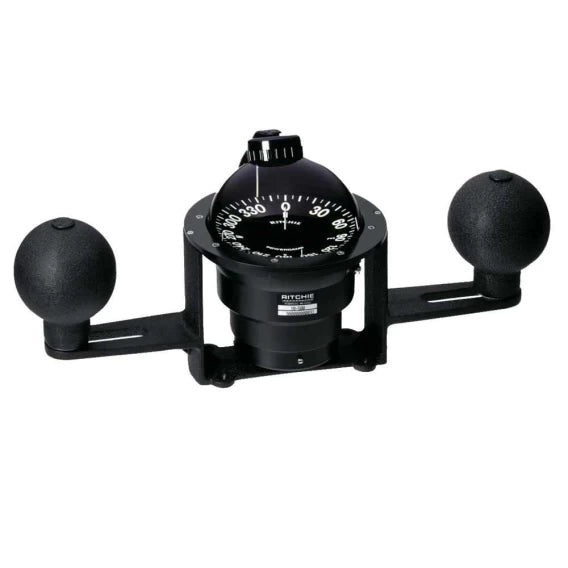 Ritchie YB-500 Globemaster Compass - Black - 5 Degree Card - 12V - Boatyard Malaysia