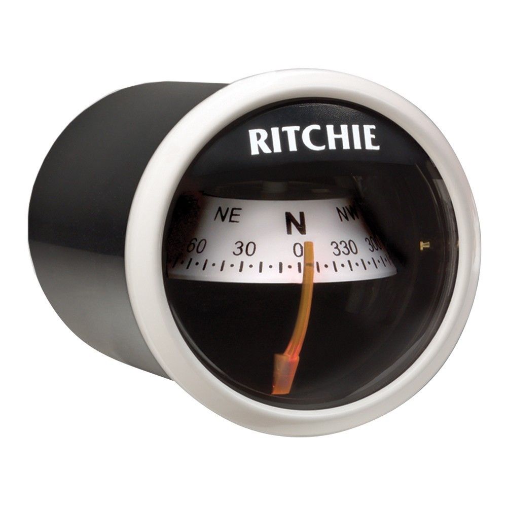 Ritchie Ritchie X-23ww Ritchiesport Compass Dash Mount White/Black - Boatyard Malaysia