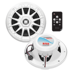 Boss Audio MRGB55W Marine Speakers 5.25" - White with RGB - Boatyard Malaysia