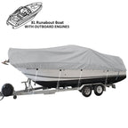 Oceansouth Day Cruiser Runabout Cover with Outboard Engines - Boatyard Malaysia