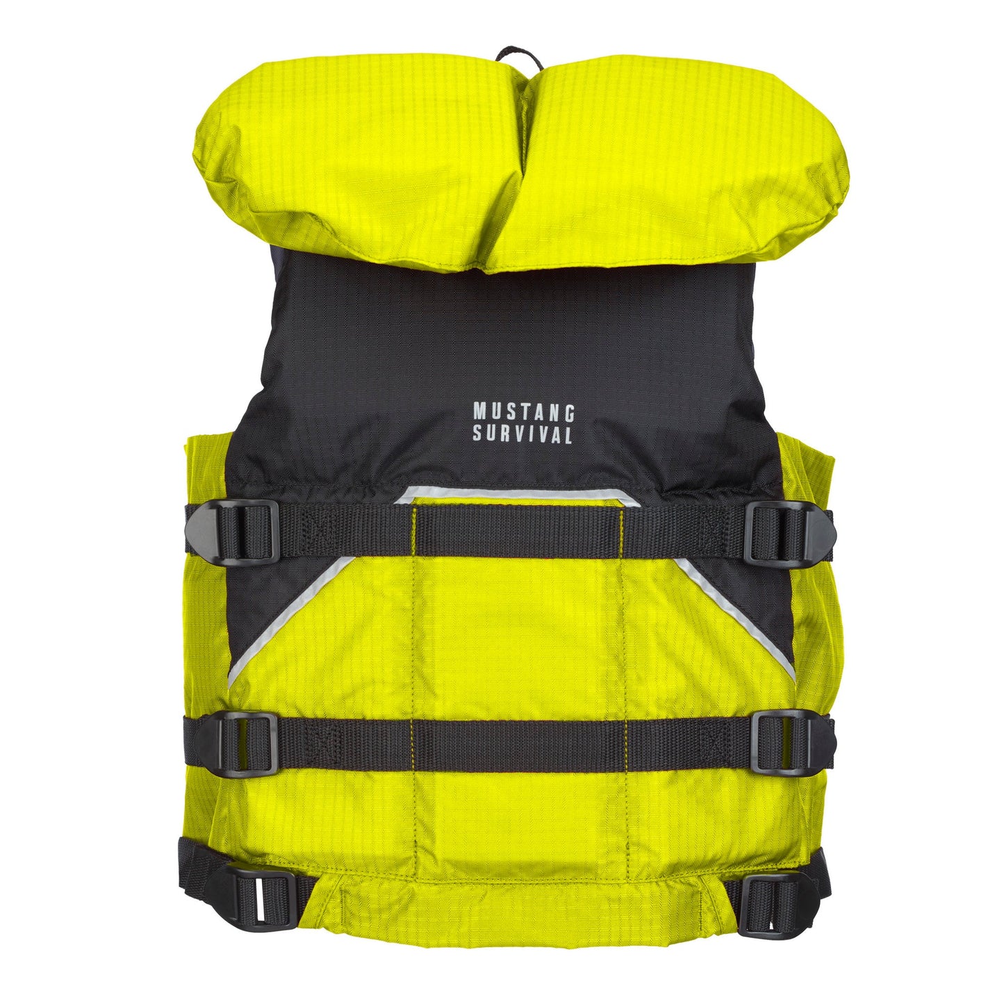 Mustang Youth Canyon V Foam Vest Yellow Black 50-90 LBS