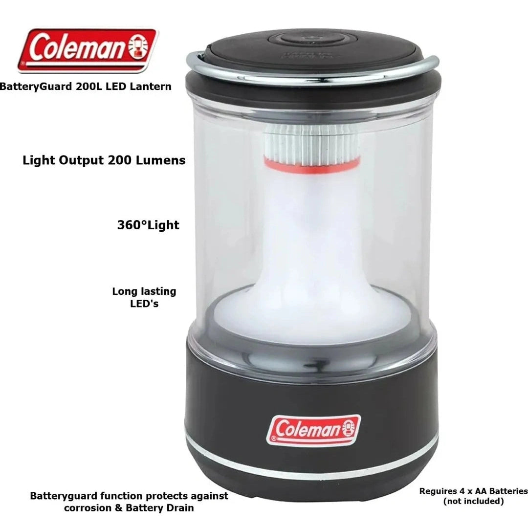 Coleman 200 Lumens Mini LED Lantern with BatteryGuard™ - Boatyard Malaysia