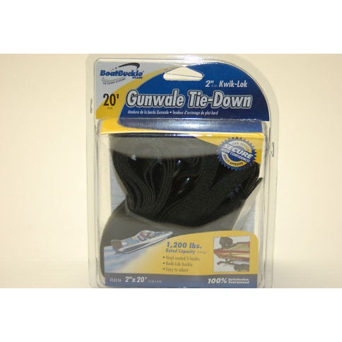 IMMI / Boatbuckle Kwik Lok Gunwale Tie Down 2" x 20" 1200LB - Boatyard Malaysia