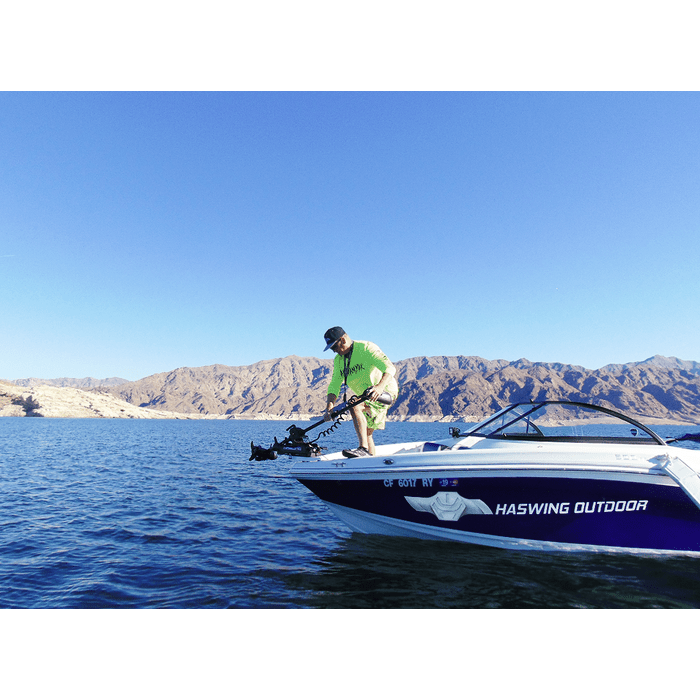 Haswing Cayman B GPS With Anchor Mode On Remote - Black - Boatyard Malaysia