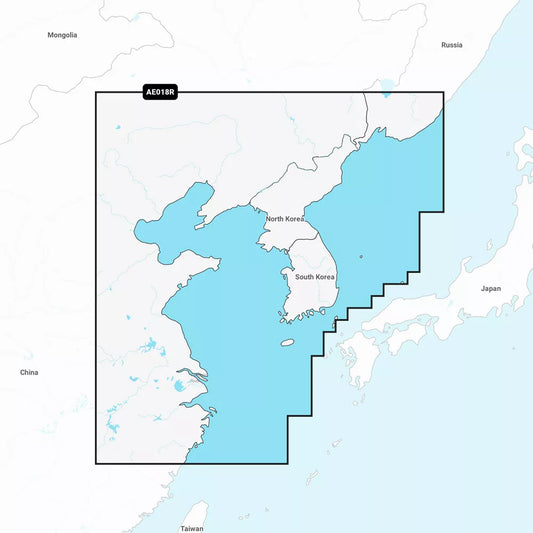 Navionics Vision+ NVAE018R - Yellow Sea- Marine Chart boatyardmalaysia