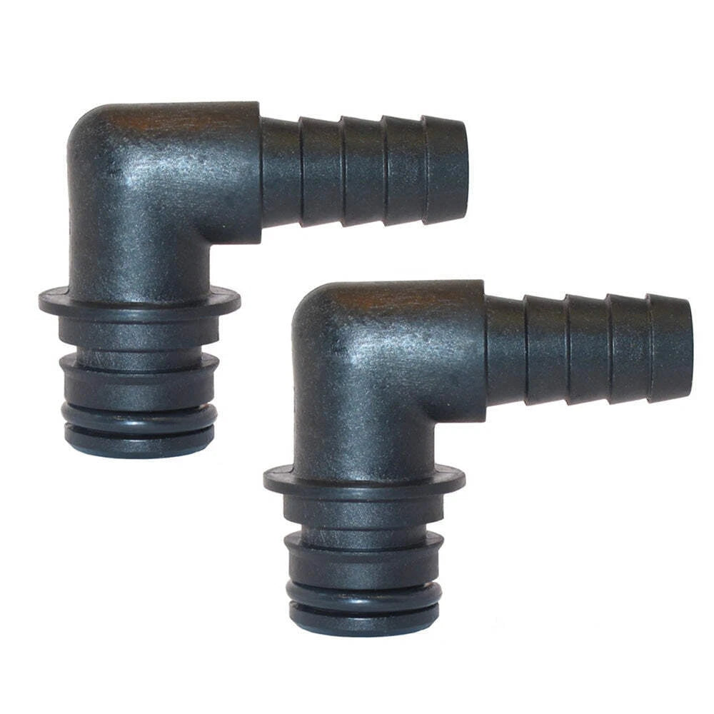 PORT KIT 90 DEGREE ELBOW 1/2" HOSE FITING *PAIR* boatyardmalaysia
