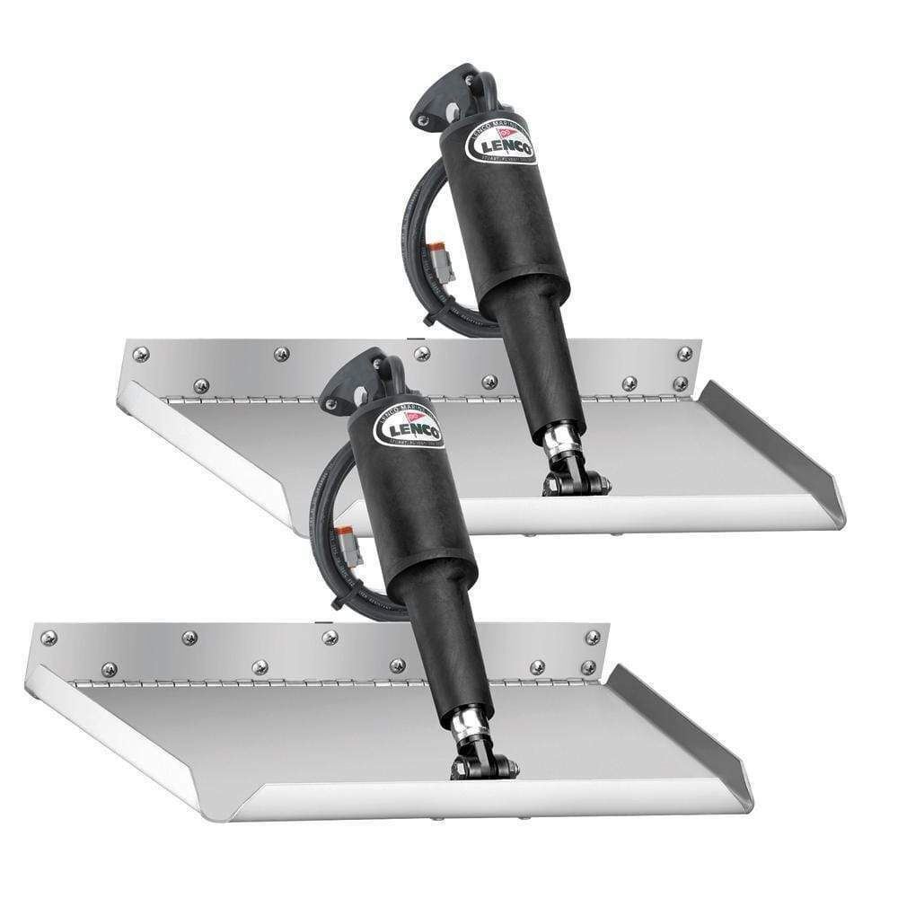 Lenco Marine 12" x 9" Edgemount Trim Tab Kit w/LED Indicator Switch Kit 12V - Boatyard Malaysia