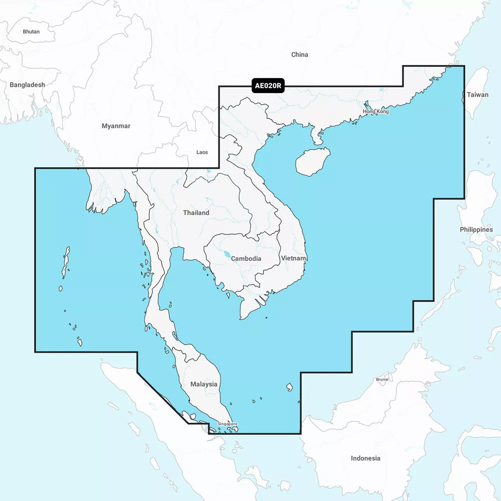 Navionics Vision+ NVAE020R - South China & Andaman Seas - Marine Chart boatyardmalaysia