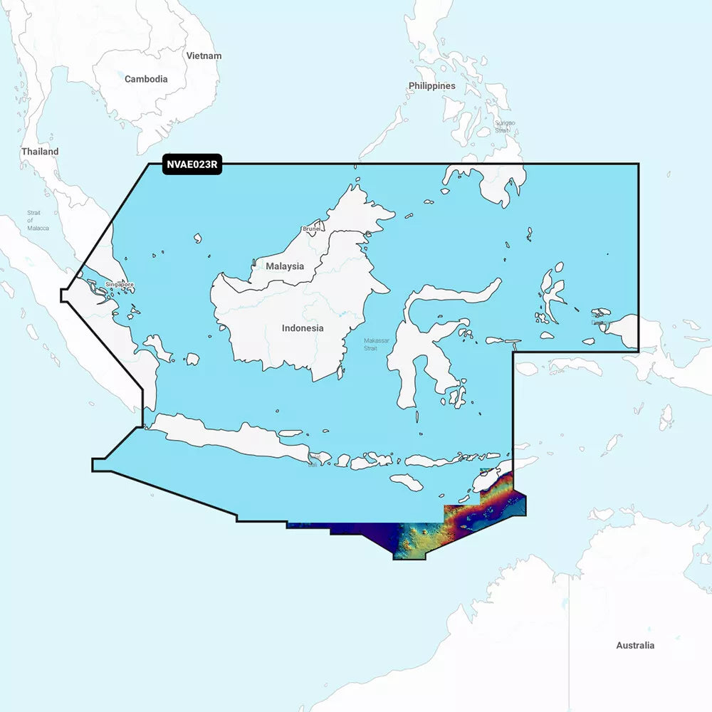 Navionics Vision+ NVAE023R - Java & Borneo - Marine Chart boatyardmalaysia