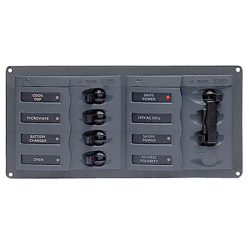 BEP Marine AC Main Circuit Breaker Panels—No Meters - Boatyard Malaysia