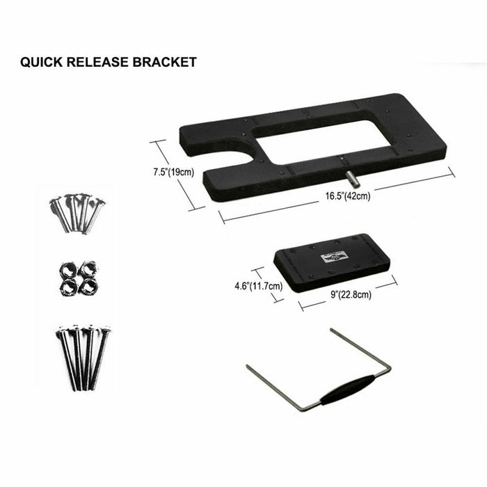Haswing Quick Release Bracket For Model: 50738, 50739 Cayman B 80lbs & 120lbs only - Boatyard Malaysia