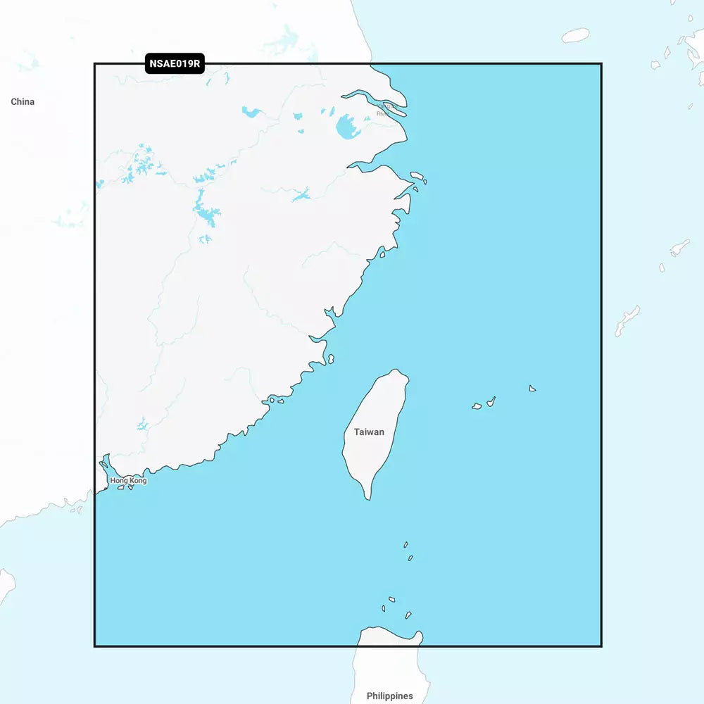 Navionics+ NSAE019R - Taiwan - Marine Chart boatyardmalaysia