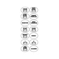 BEP Battery Switch Label Sheet boatyardmalaysia