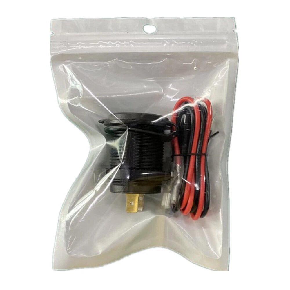 12-24V QC3.0+PD Car Dual USB Fast Charger Socket Power Outlet Adapter w/ 60cm boatyardmalaysia
