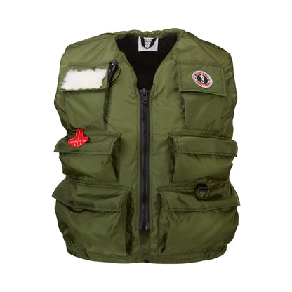 Mustang Manual Inflatable Fisherman'S Vest S Olive