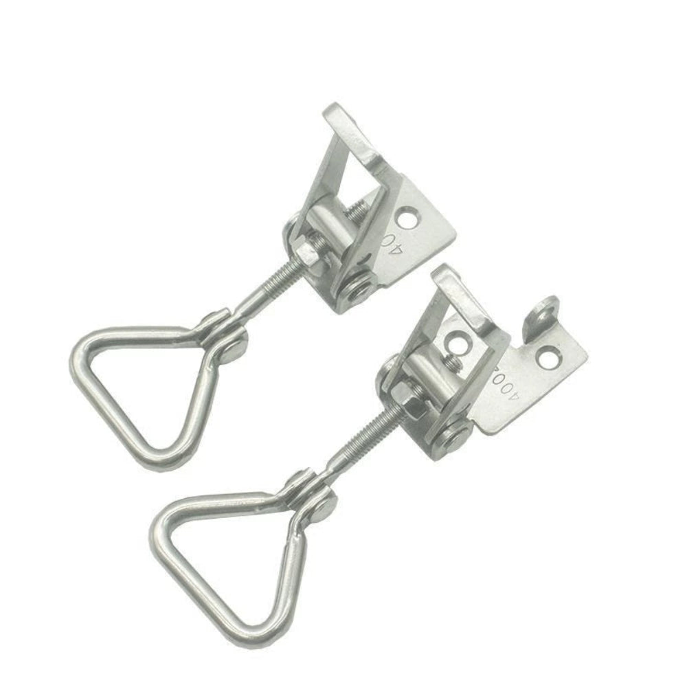 Boatyard Malaysia Multifunctional Adjustable Buckle Heavy-Duty Lock Buckle 304 Stainless Steel 90 Degree Vertical Door Buckle Box Buckle Door Bolt Clamp JZR2 - Boatyard Malaysia