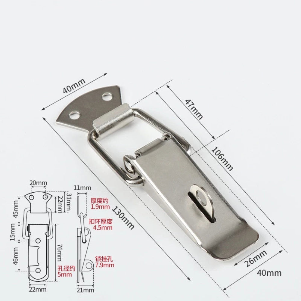 Boatyard Malaysia Spring Latch Cabinet boxes Spring Loaded Toggle Latch - Boatyard Malaysia