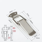 Boatyard Malaysia Spring Latch Cabinet boxes Spring Loaded Toggle Latch - Boatyard Malaysia