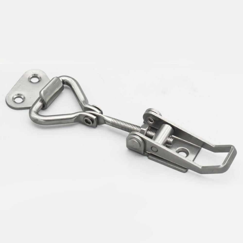 Boatyard Malaysia Multifunctional Adjustable Buckle Heavy-Duty Lock Buckle 304 Stainless Steel 90 Degree Vertical Door Buckle Box Buckle Door Bolt Clamp JZR2 - Boatyard Malaysia