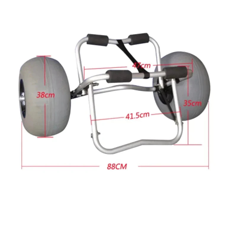 Boatyard Malaysia Kayak Trolly Grey Wheel - Boatyard Malaysia