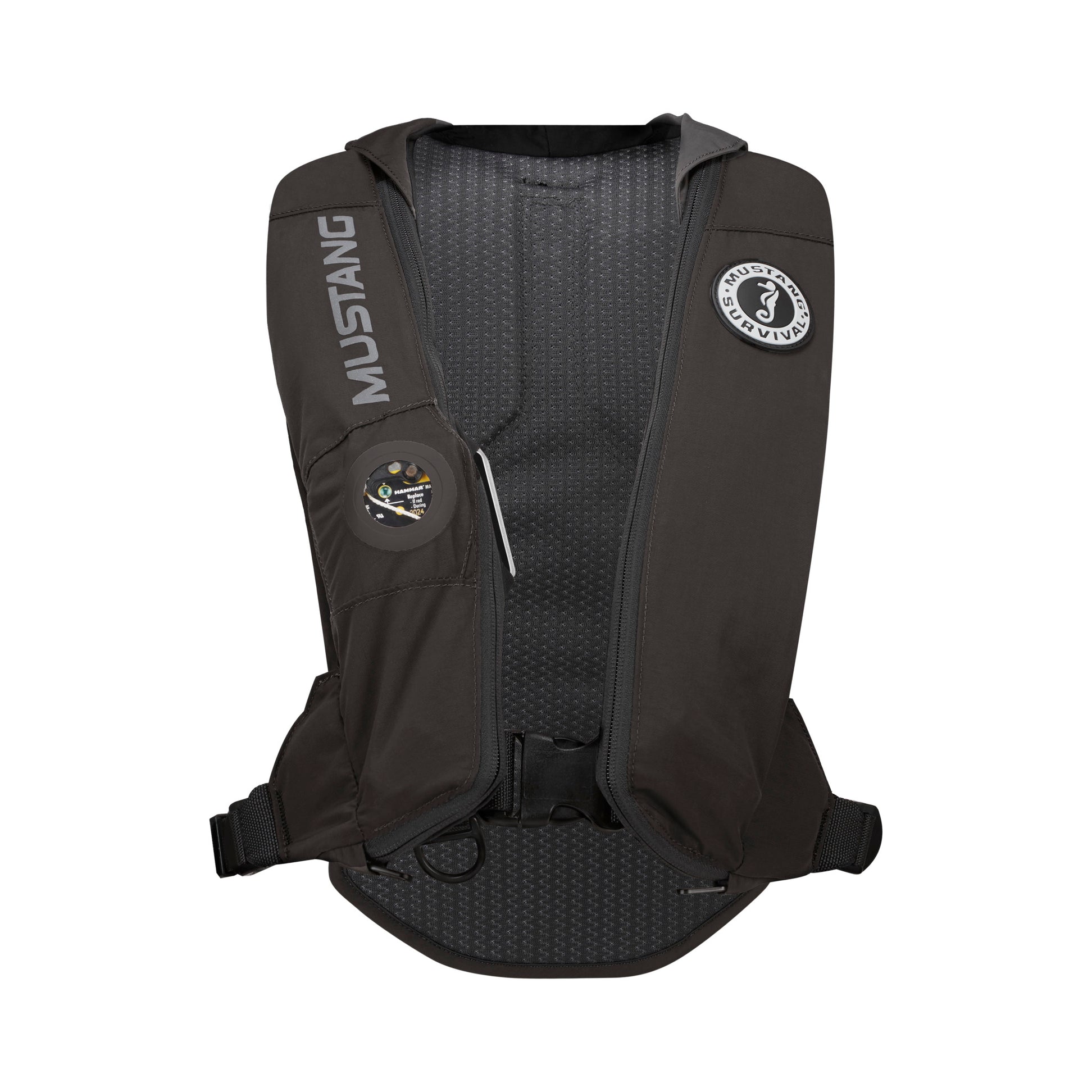 Mustang Survival Mustang Elite 28 Hydrostatic Inflatable PFD Black - Boatyard Malaysia
