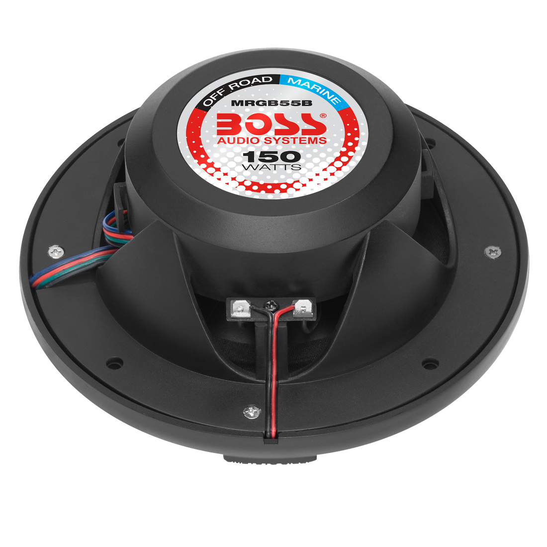 MRGB55B Marine Speakers 5.25" Black with RGB boatyardmalaysia