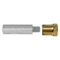 Pencil Zinc with Brass Cap boatyardmalaysia