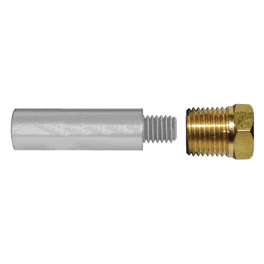 TECNOSEAL E1 PENCIL ZINC W/ BRASS CAP 2" X 1/2" DIA