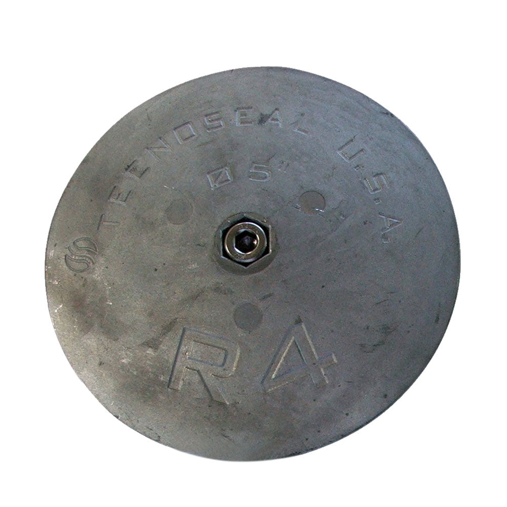 TECNOSEAL R4 RUDDER ANODE ZINC 5" DIAMETER