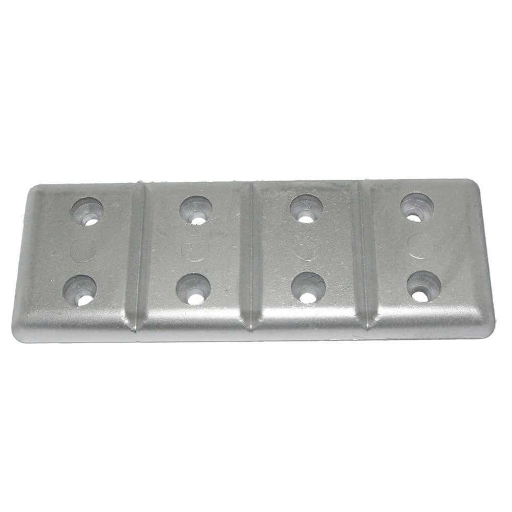 Tecnoseal Tec-40 Hull Plate Anode Zinc 7-1/2"X2-3/4"X1/2" - Boatyard Malaysia