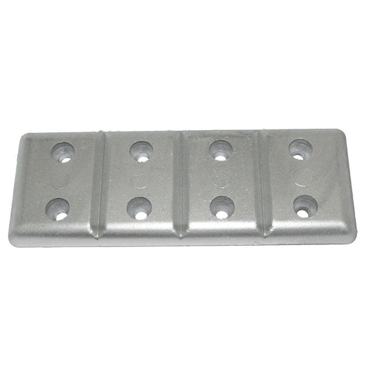 Tec-40 Hull Plate Anode Zinc 7-1/2"X2-3/4"X1/2" boatyardmalaysia