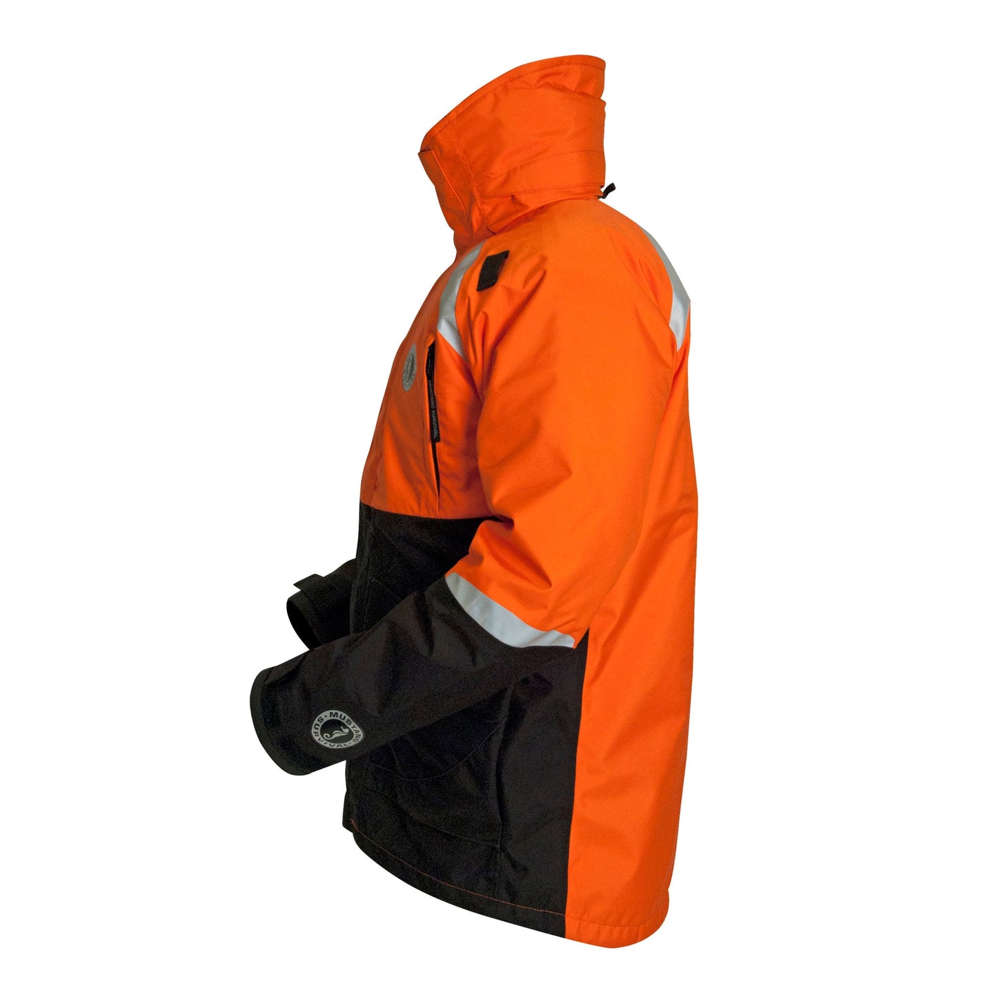 Mustang Catalyst Flotation Coat Med Orange-Black boatyardmalaysia