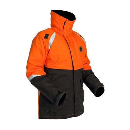 Mustang Catalyst Flotation Coat Small Orange-Black boatyardmalaysia