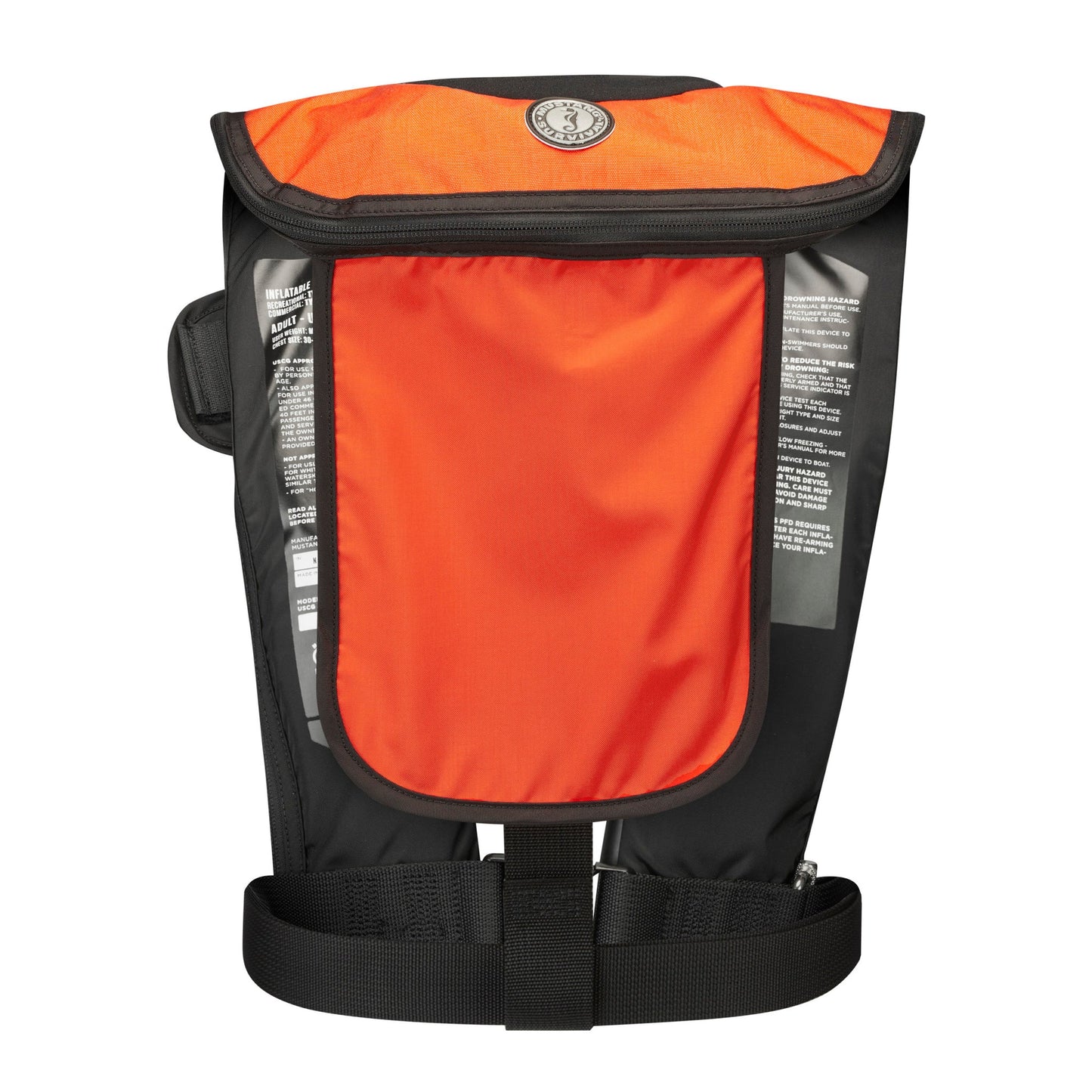 Mustang Hit Inflatable PFD For Law Enforcement Orange-Black