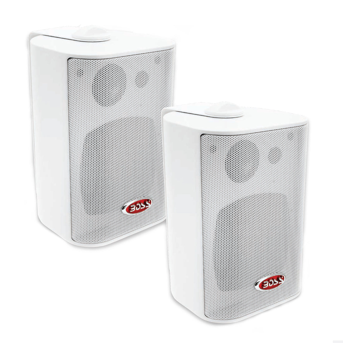 Boss Audio MR4.3w 3-way Box Speakers White pair - Boatyard Malaysia
