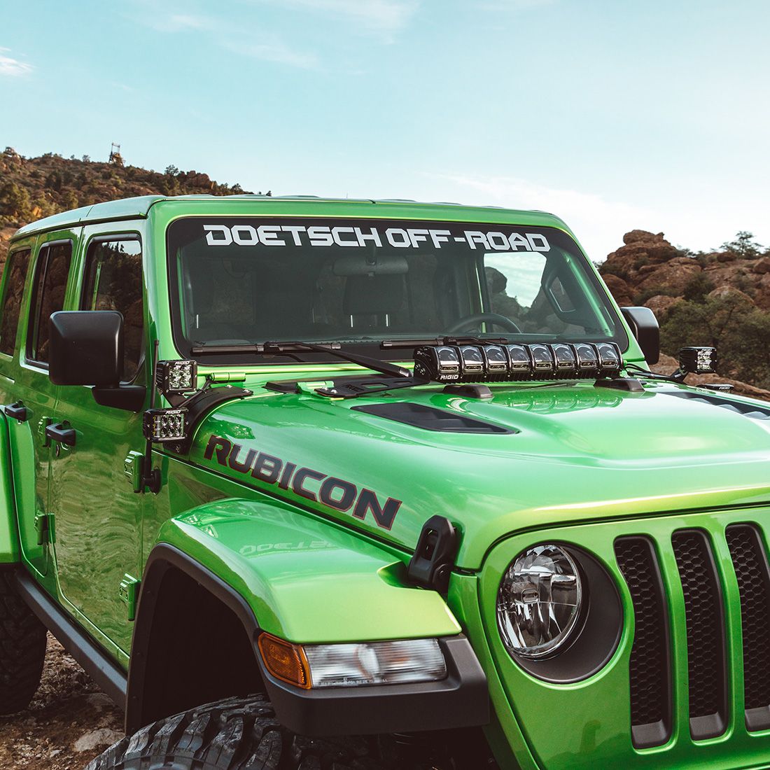 Rigid Industries 2018 Jeep Wrangler JL Adapt Hood Mount - Boatyard Malaysia